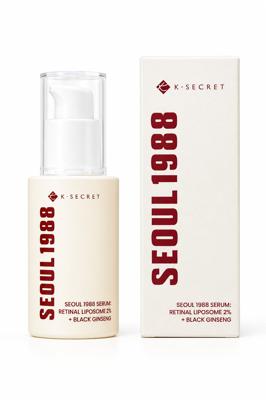 2pcs Retinol Serum & Ginseng Facial Essence Set, Fades Dark Circles, Reduces Fine Lines, Clears Blackheads, Brightens Complexion, Moisturizes, Korean Skincare Essence