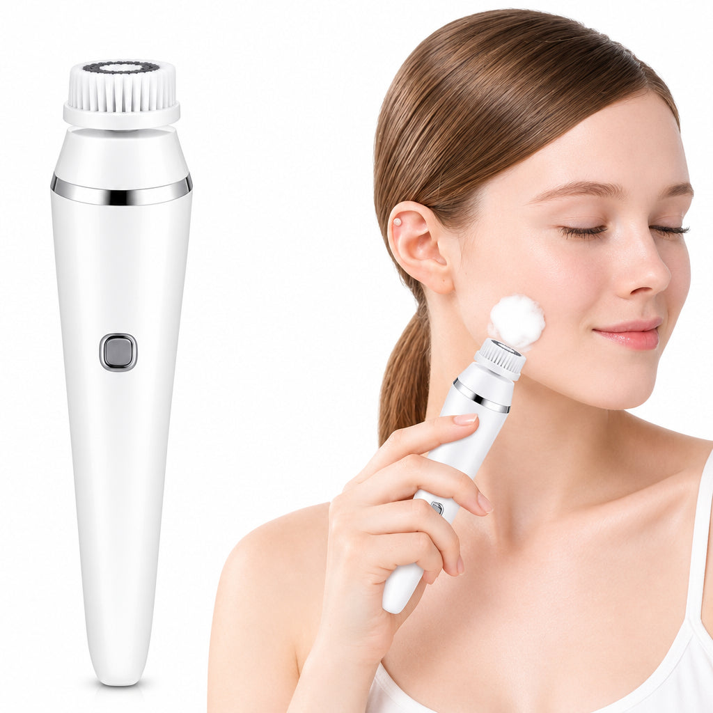 4-In-1 Rechargeable Electric Facial Cleansing Brush