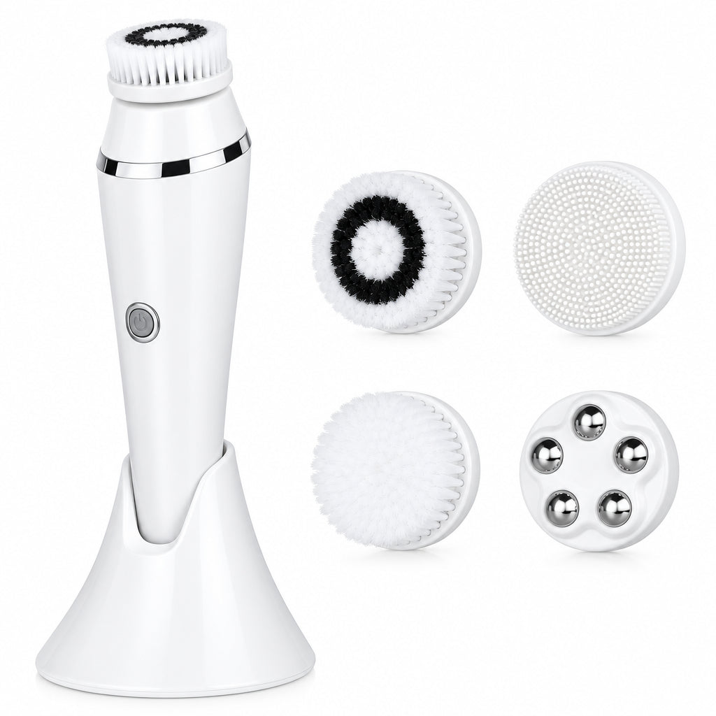 4-In-1 Rechargeable Electric Facial Cleansing Brush